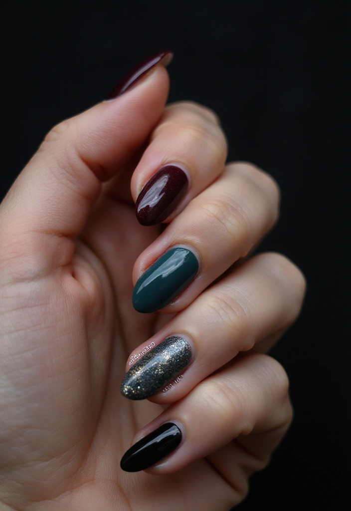 50 Hottest Nail Trends Exploding in 2025 You Can't Miss - 23. Dark Moody Colors