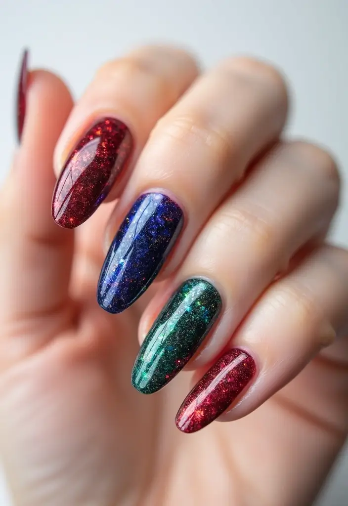 50 Hottest Nail Trends Exploding in 2025 You Can't Miss - 26. Glitter and Shimmer