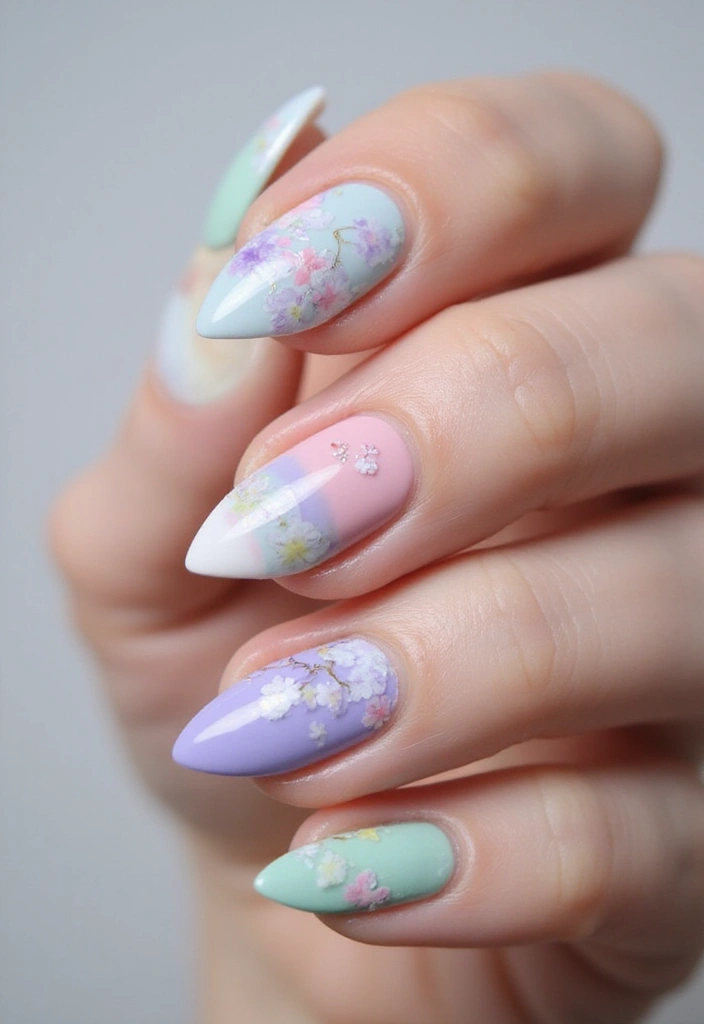50 Hottest Nail Trends Exploding in 2025 You Can't Miss - 27. Nail Art with Watercolor Techniques