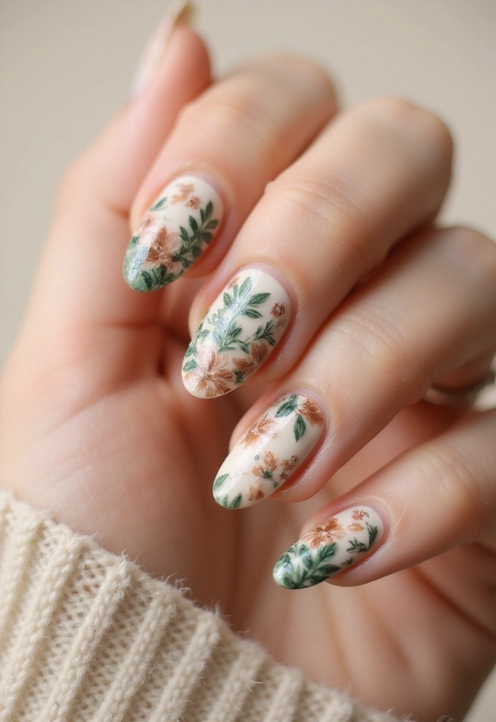 50 Hottest Nail Trends Exploding in 2025 You Can't Miss - 3. Nature-Inspired Nail Art