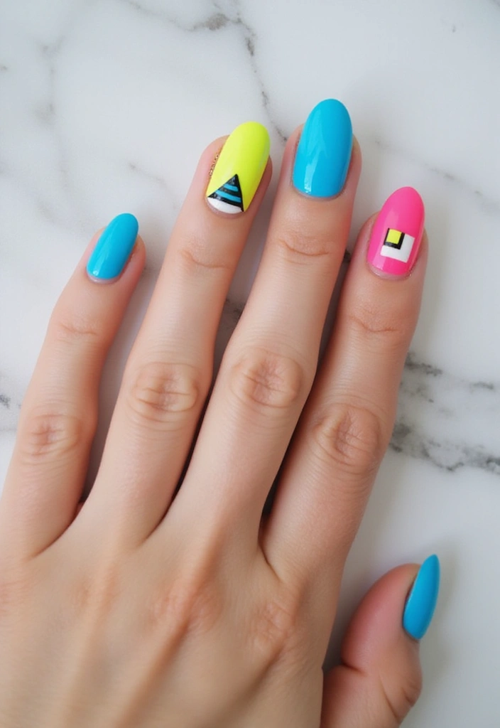 50 Hottest Nail Trends Exploding in 2025 You Can't Miss - 6. Color-Blocking Nail Designs