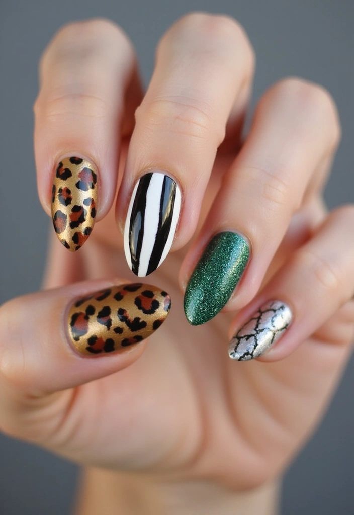 50 Hottest Nail Trends Exploding in 2025 You Can't Miss - 9. Animal Print Nail Art