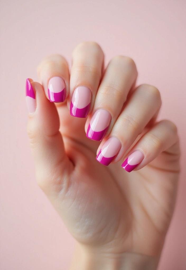 50 Pretty Pink Nail Ideas for Sweet - 1. Ombre Delight