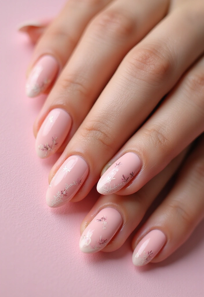 50 Pretty Pink Nail Ideas for Sweet - 30. Druid Design