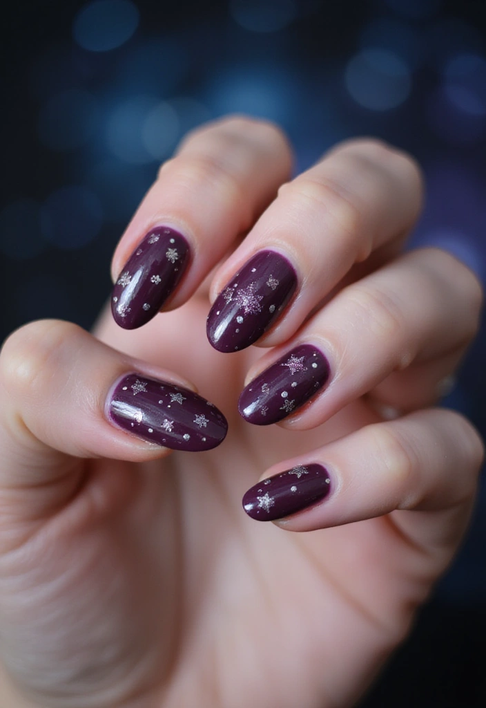 50 Pretty Pink Nail Ideas for Sweet - 31. Space Inspired