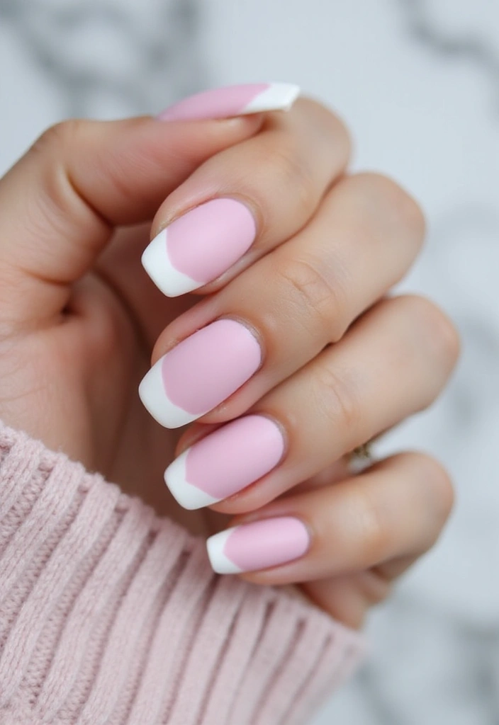 50 Pretty Pink Nail Ideas for Sweet - 5. Matte Finish Magic