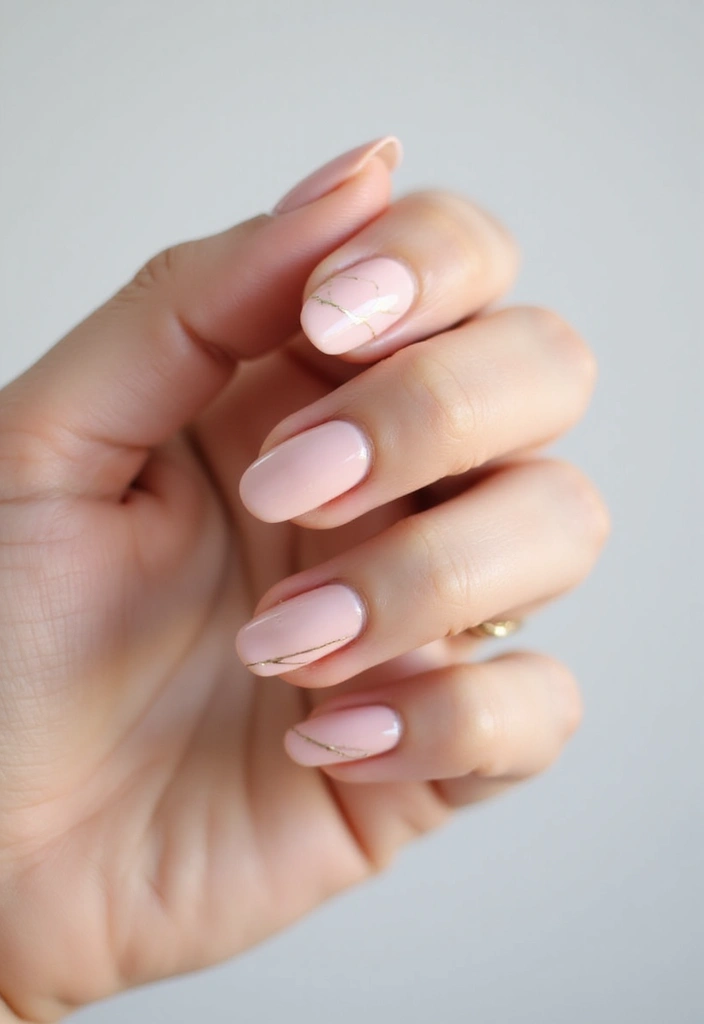 50 Pretty Pink Nail Ideas for Sweet - 6. Minimalist Designs