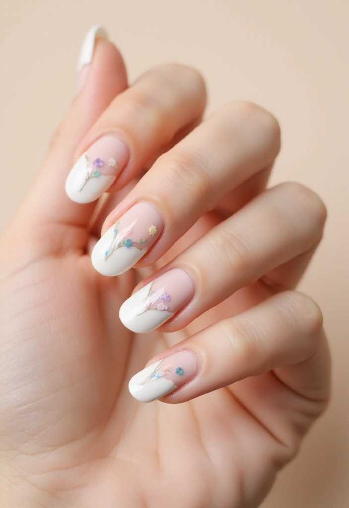 50 Simple Acrylic Nail Ideas for Everyday - 10. Simple Line Art