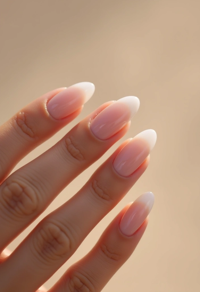 50 Simple Acrylic Nail Ideas for Everyday - 46. Clear Glossy Finish