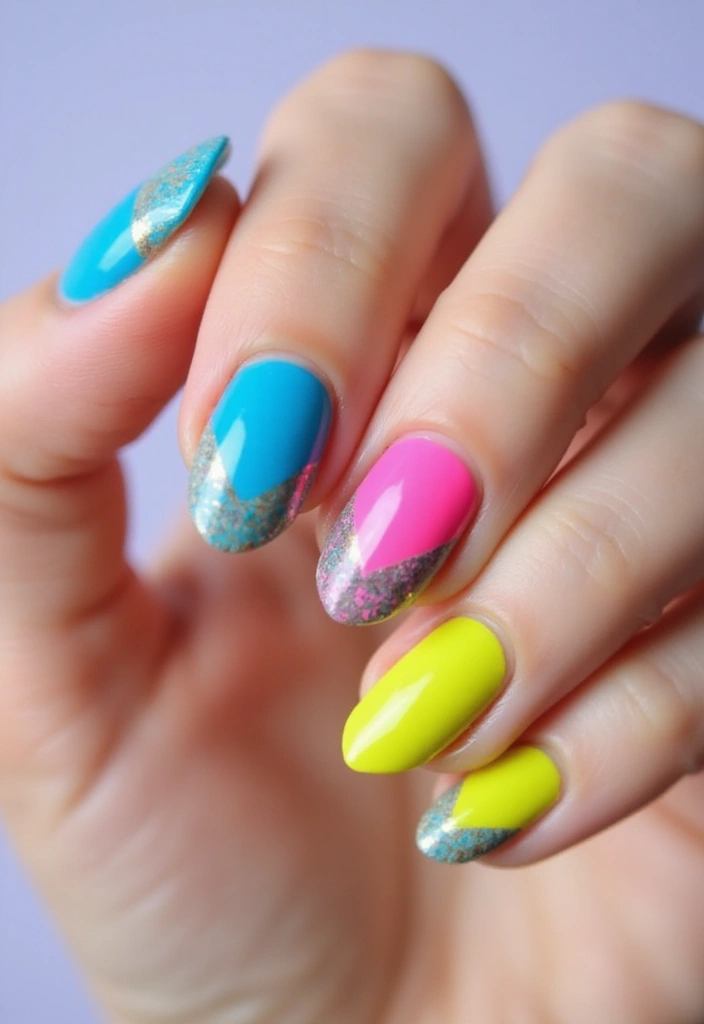 50 Simple Acrylic Nail Ideas for Everyday - 6. Negative Space Nail Art