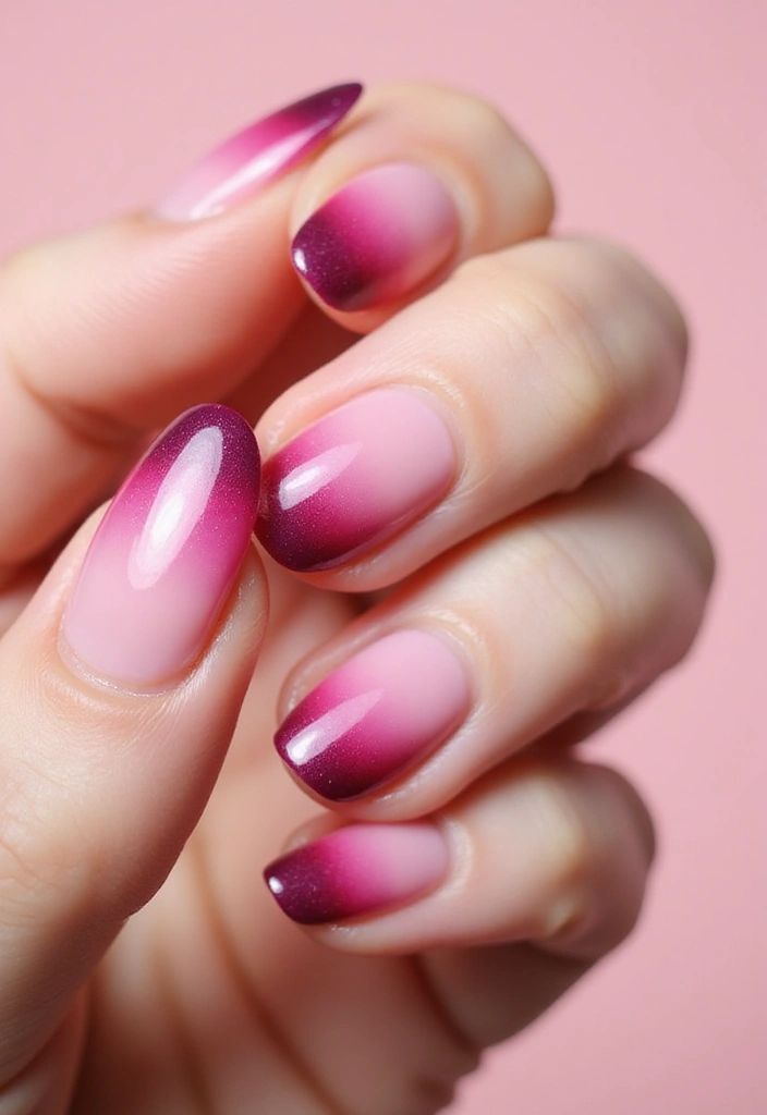 50 Stunning Acrylic Nail Design Ideas for Unmatched Durability - 1. Ombre Delight