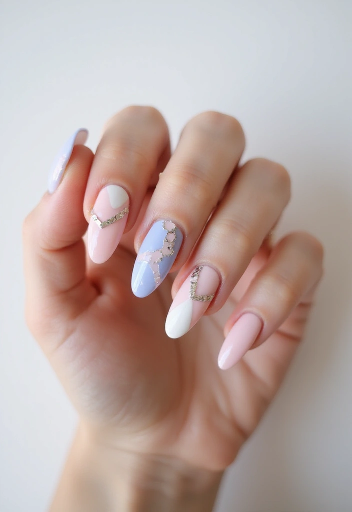 50 Stunning Acrylic Nail Design Ideas for Unmatched Durability - 15. Negative Space