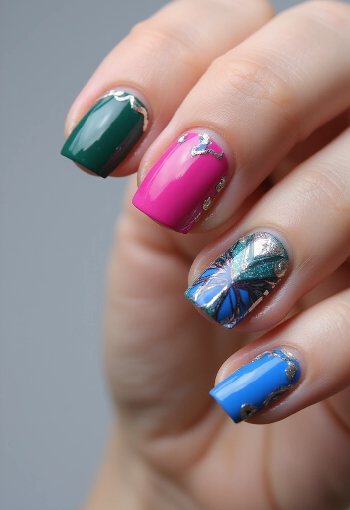 50 Stunning Acrylic Nail Design Ideas for Unmatched Durability - 32. Dramatic French Tips