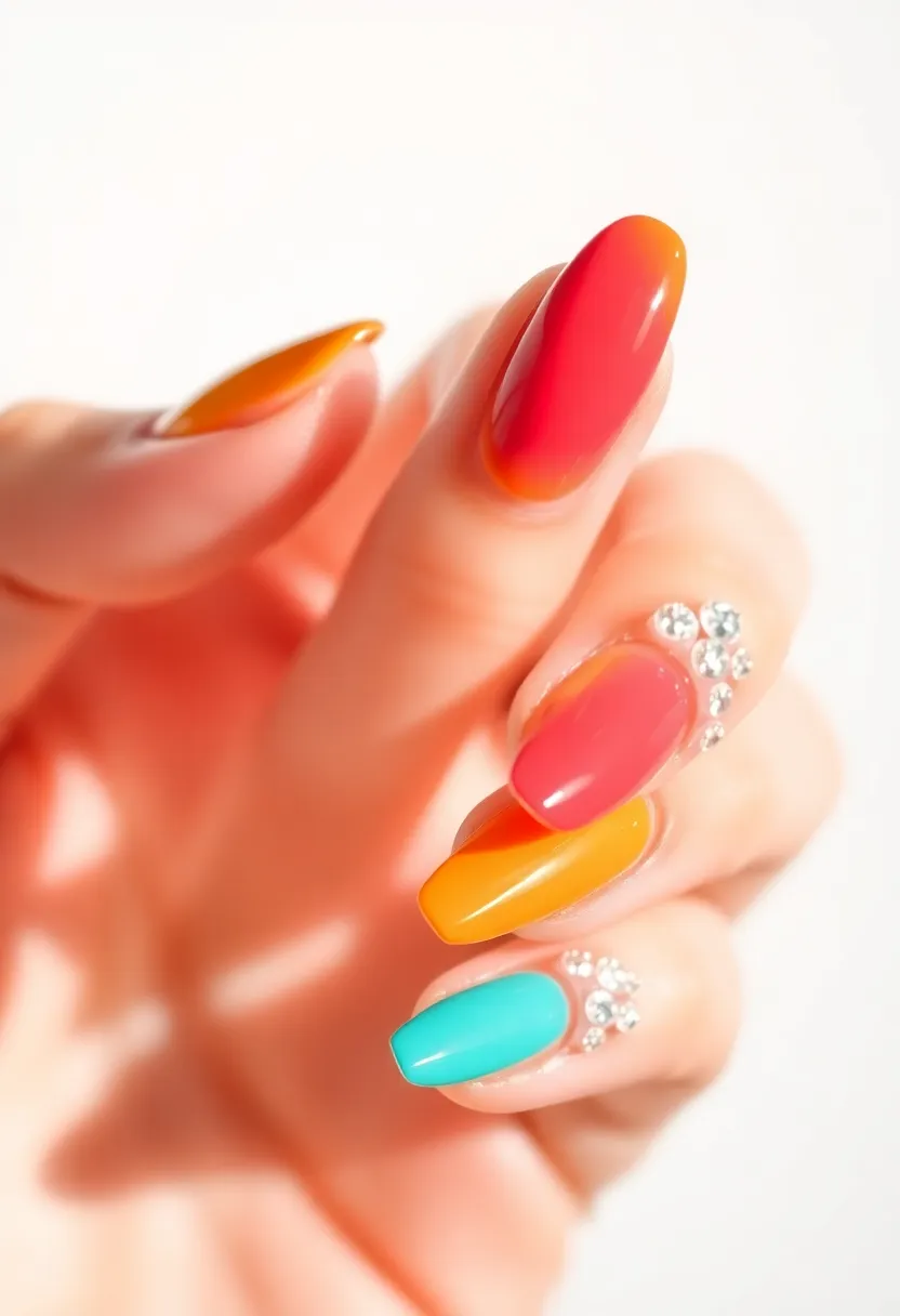 50 Top Nail Trends for 2025's Innovative - 10. Coral Reef Inspirations