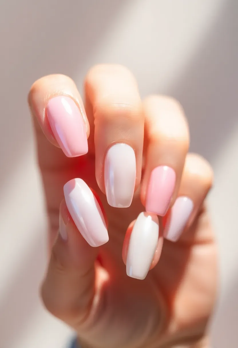 50 Top Nail Trends for 2025's Innovative - 21. Pearlized Finishes