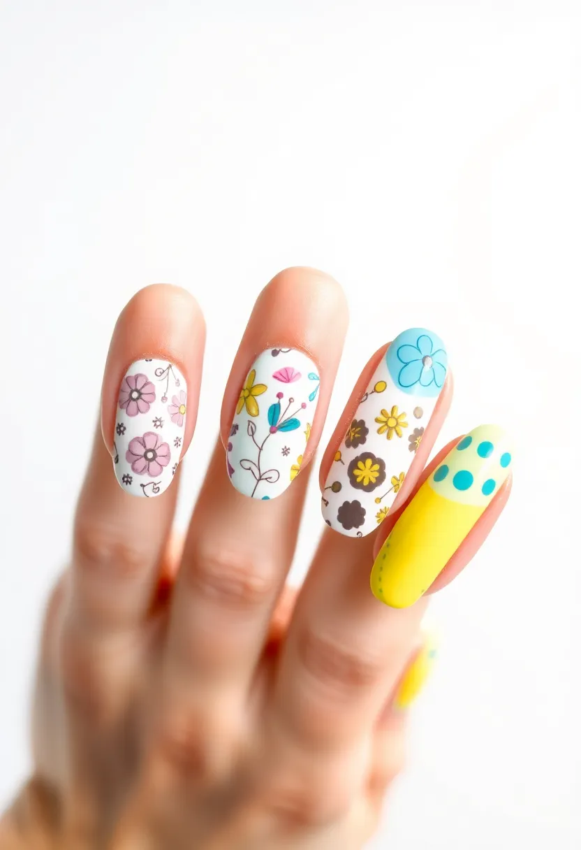 50 Top Nail Trends for 2025's Innovative - 32. Artistic Doodles