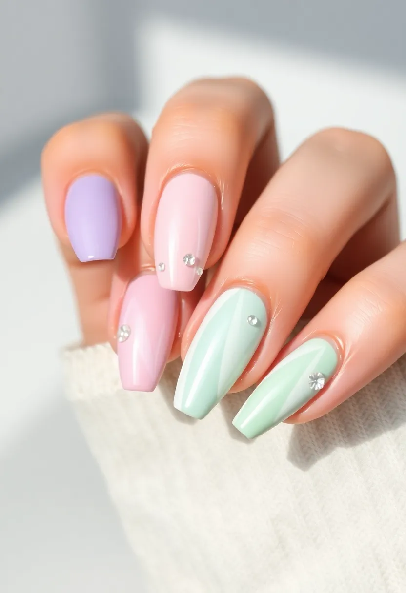 50 Top Nail Trends for 2025's Innovative - 37. Mother of Pearl