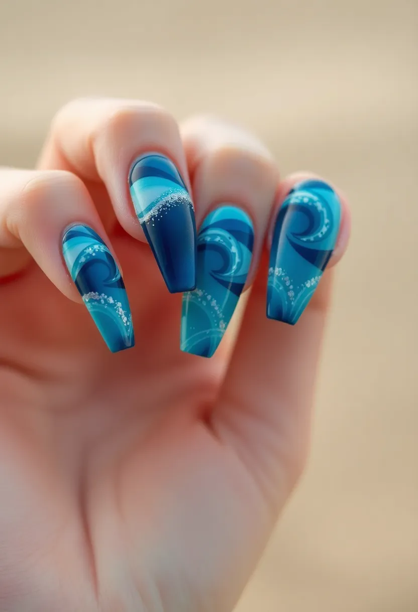 50 Top Nail Trends for 2025's Innovative - 41. Artistic Layers