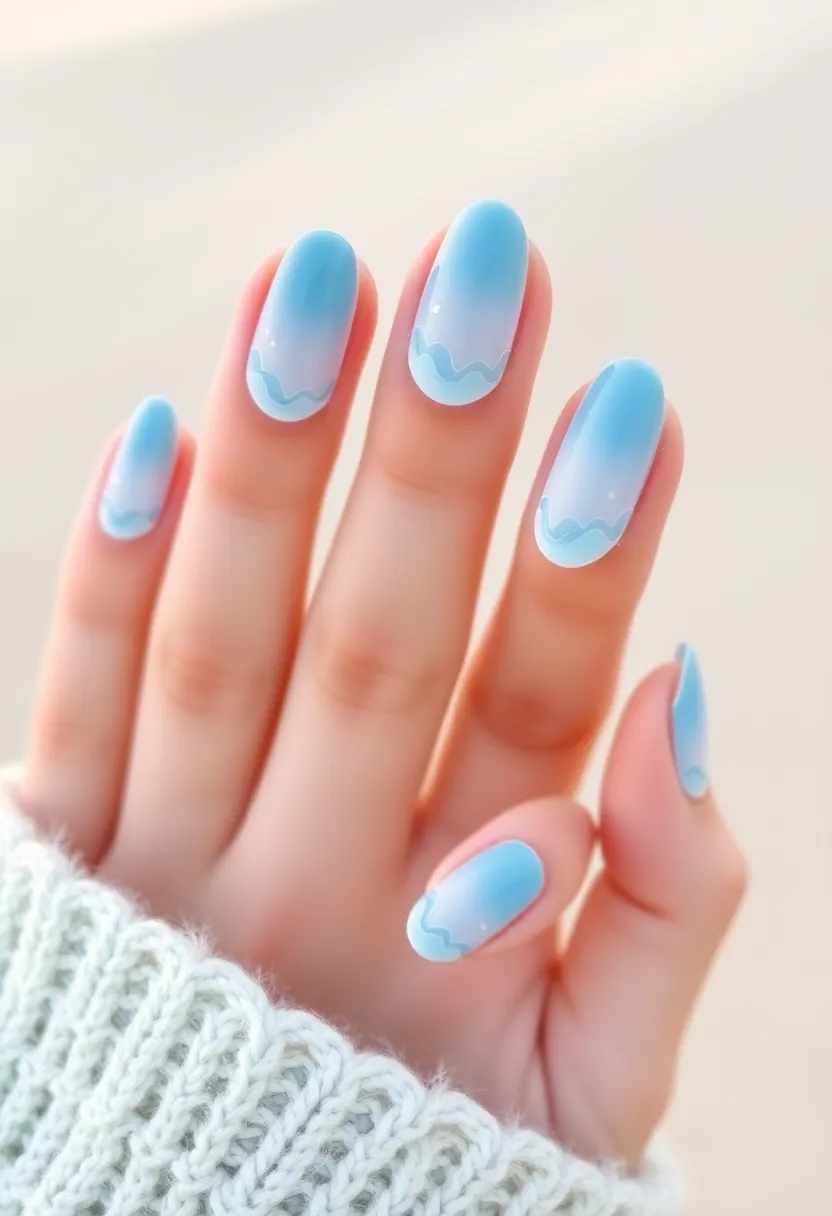 50 Top Nail Trends for 2025's Innovative - 42. Ocean Breeze