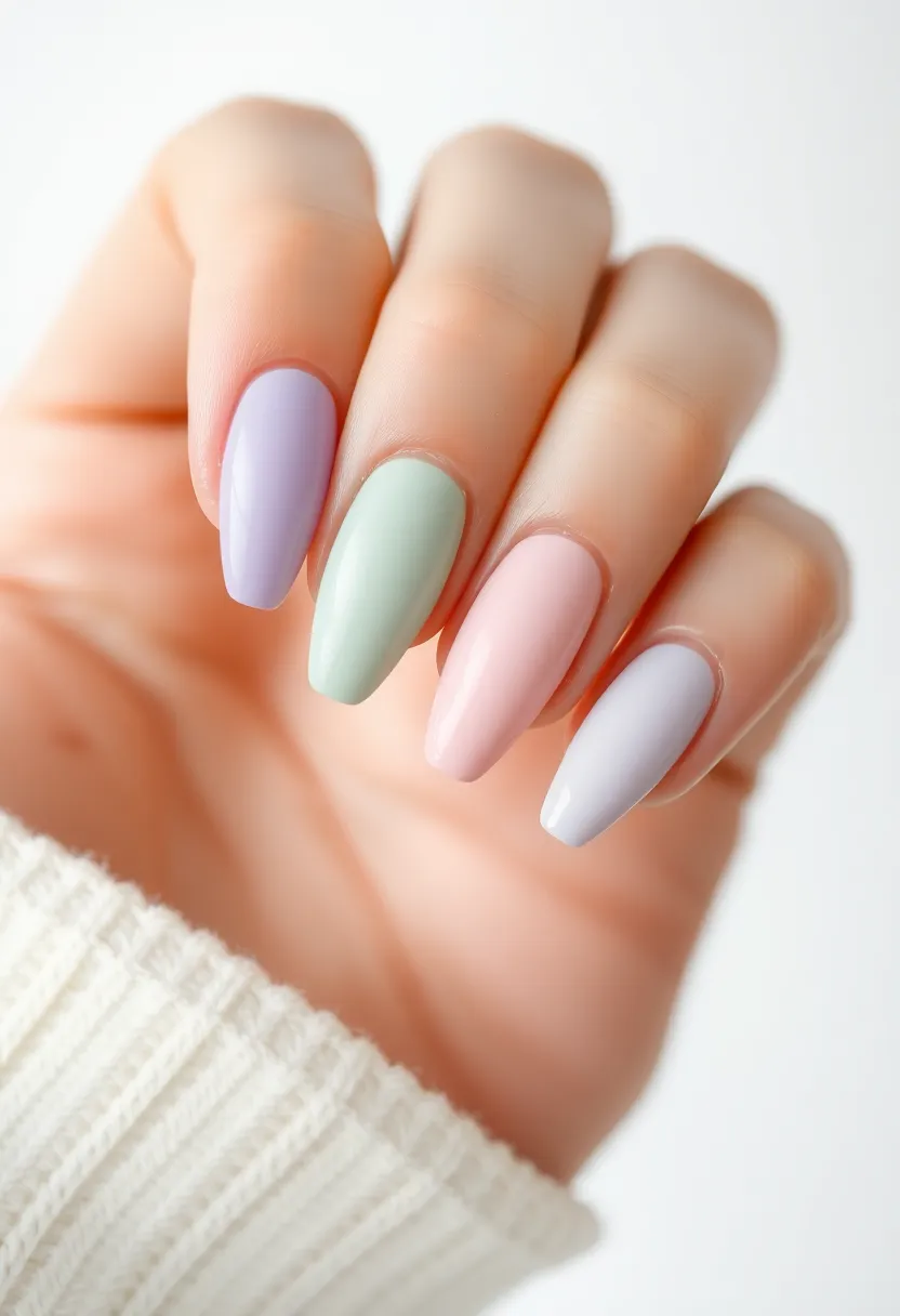 50 Top Nail Trends for 2025's Innovative - 46. Gentle Ripples