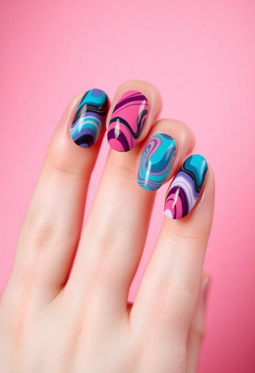50 Top Nail Trends for 2025's Innovative - 48. Wavy Layering