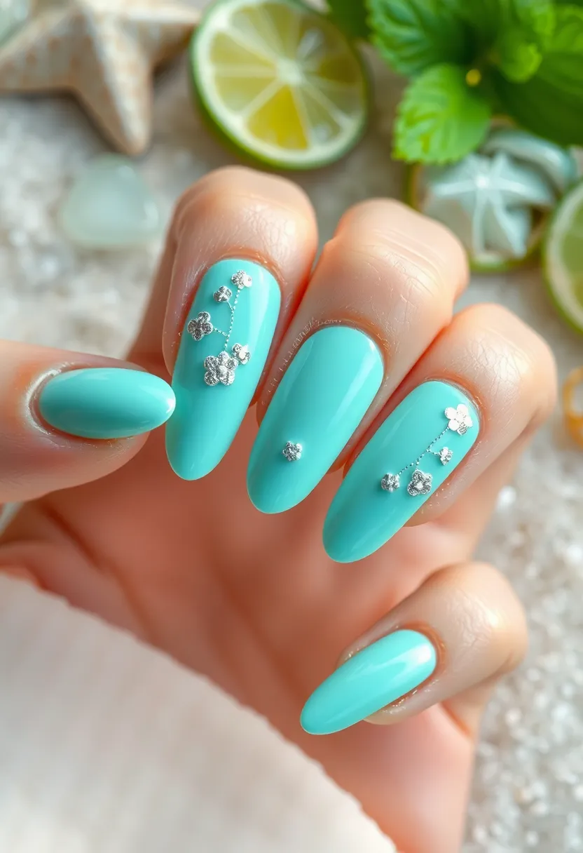 50 Trending Nail Polish Color Ideas for 2025's Bold Palette - 10. Cool Mint