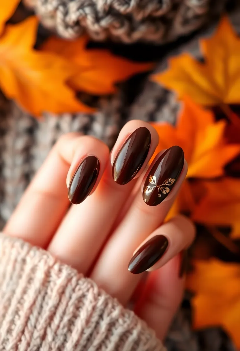 50 Trending Nail Polish Color Ideas for 2025's Bold Palette - 14. Rich Chocolate Brown