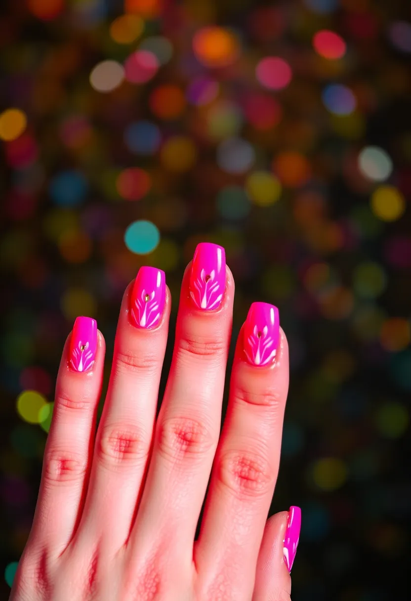 50 Trending Nail Polish Color Ideas for 2025's Bold Palette - 15. Neon Pink