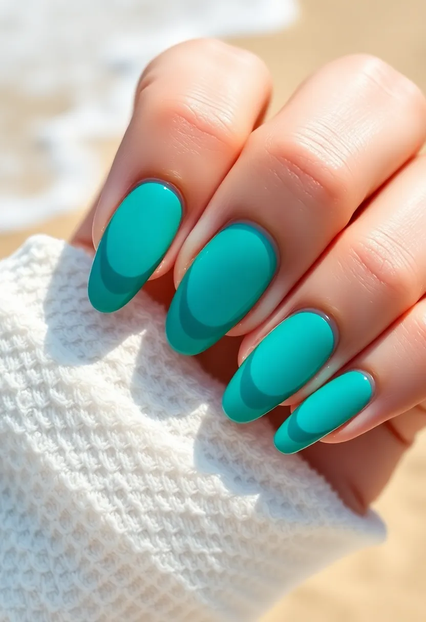 50 Trending Nail Polish Color Ideas for 2025's Bold Palette - 16. Cool Teal