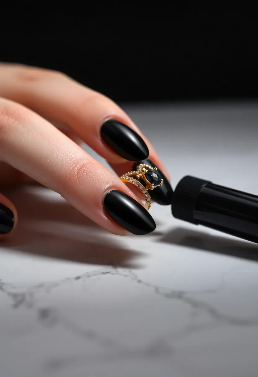 50 Trending Nail Polish Color Ideas for 2025's Bold Palette - 18. Classic Black