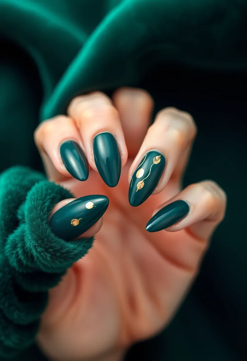 50 Trending Nail Polish Color Ideas for 2025's Bold Palette - 23. Dark Teal