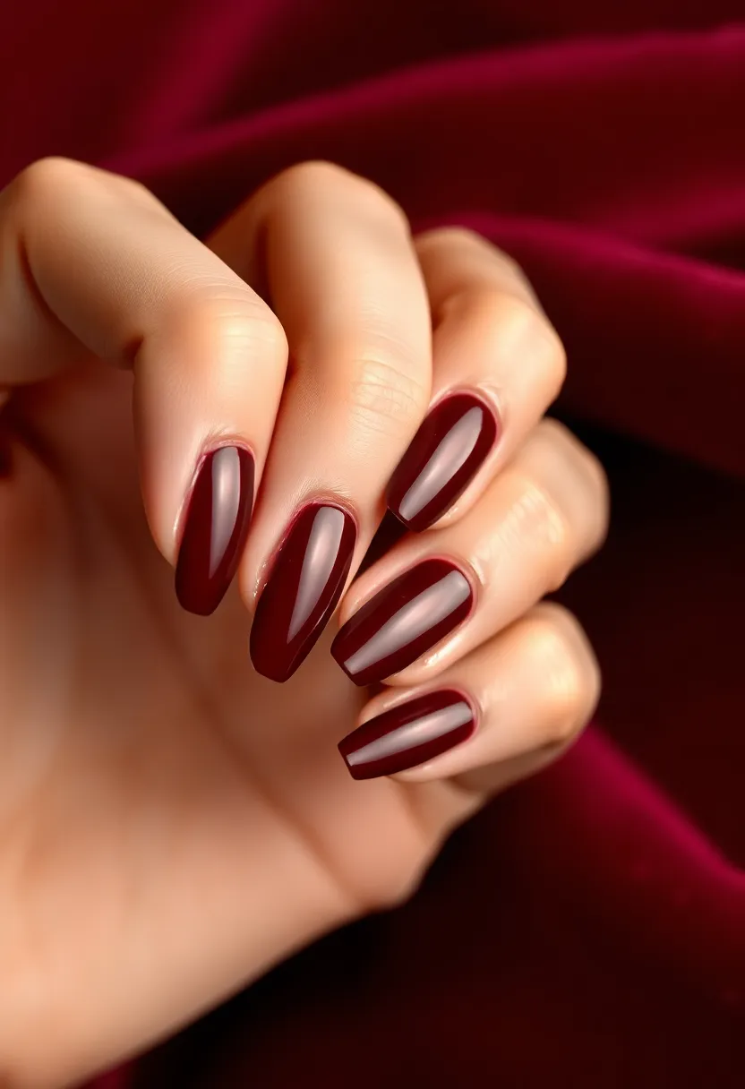 50 Trending Nail Polish Color Ideas for 2025's Bold Palette - 30. Dark Cherry Red