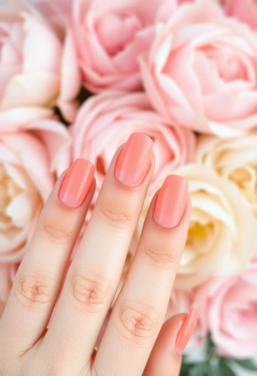 50 Trending Nail Polish Color Ideas for 2025's Bold Palette - 33. Soft Coral