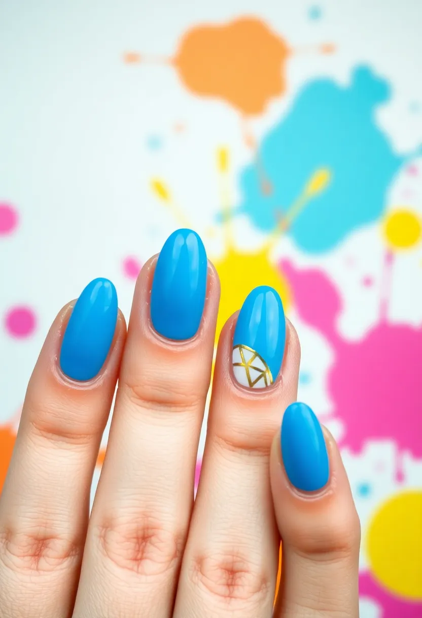 50 Trending Nail Polish Color Ideas for 2025's Bold Palette - 39. Electric Blue