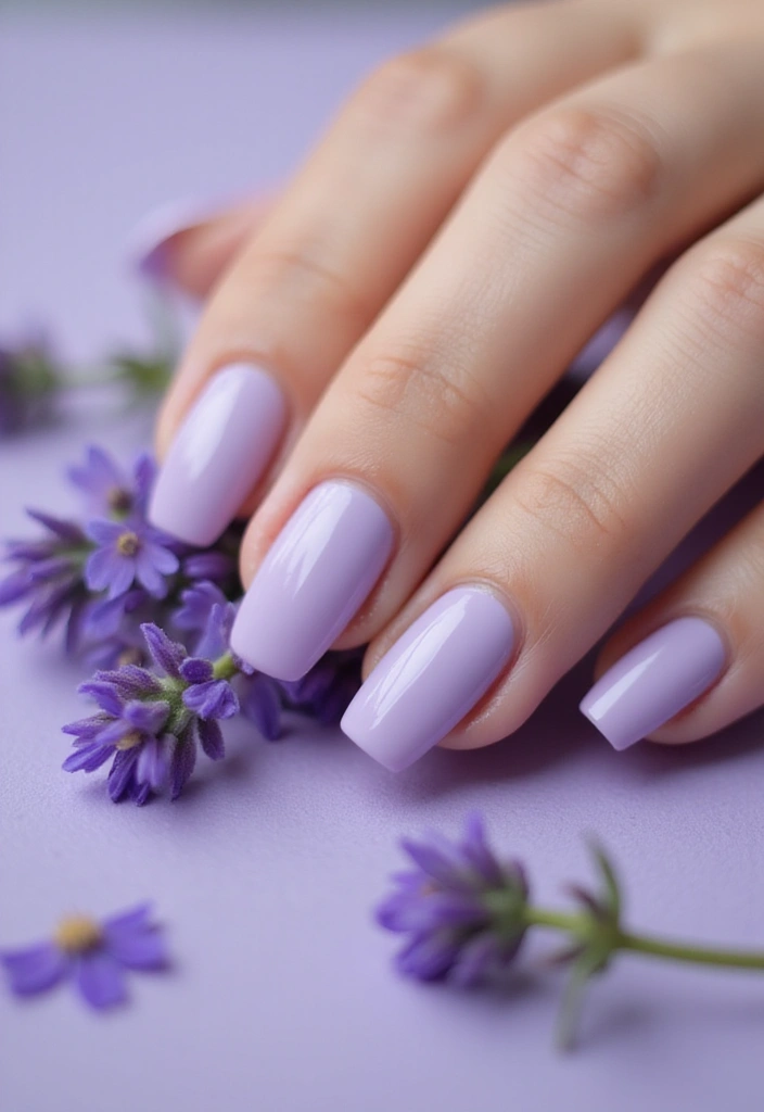 50 Trending Nail Polish Color Ideas for 2025's Bold Palette - 4. Serene Lavender