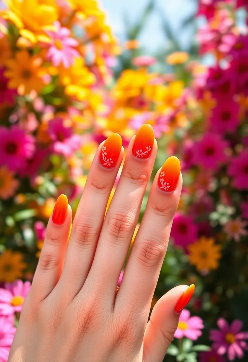 50 Trending Nail Polish Color Ideas for 2025's Bold Palette - 50. Bold Tangerine