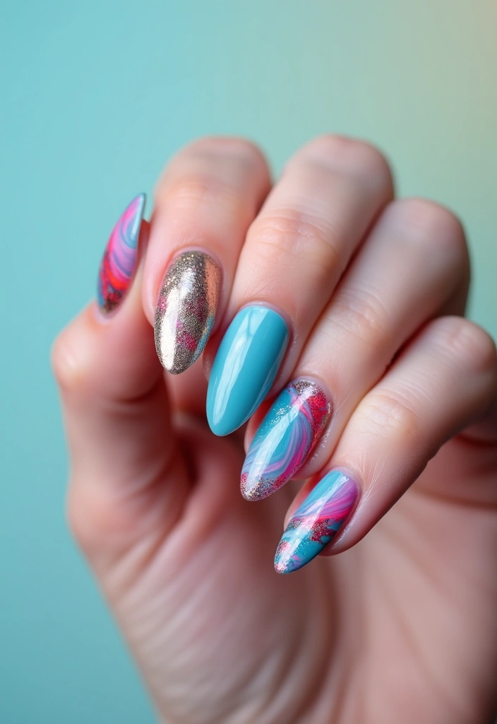 50 Ultimate Nail Ideas for Endless Empowering Inspiration - 10. Inspirational Swirls