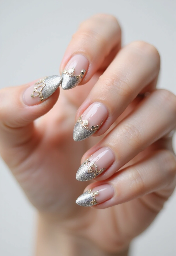 50 Ultimate Nail Ideas for Endless Empowering Inspiration - 14. Silver Linings