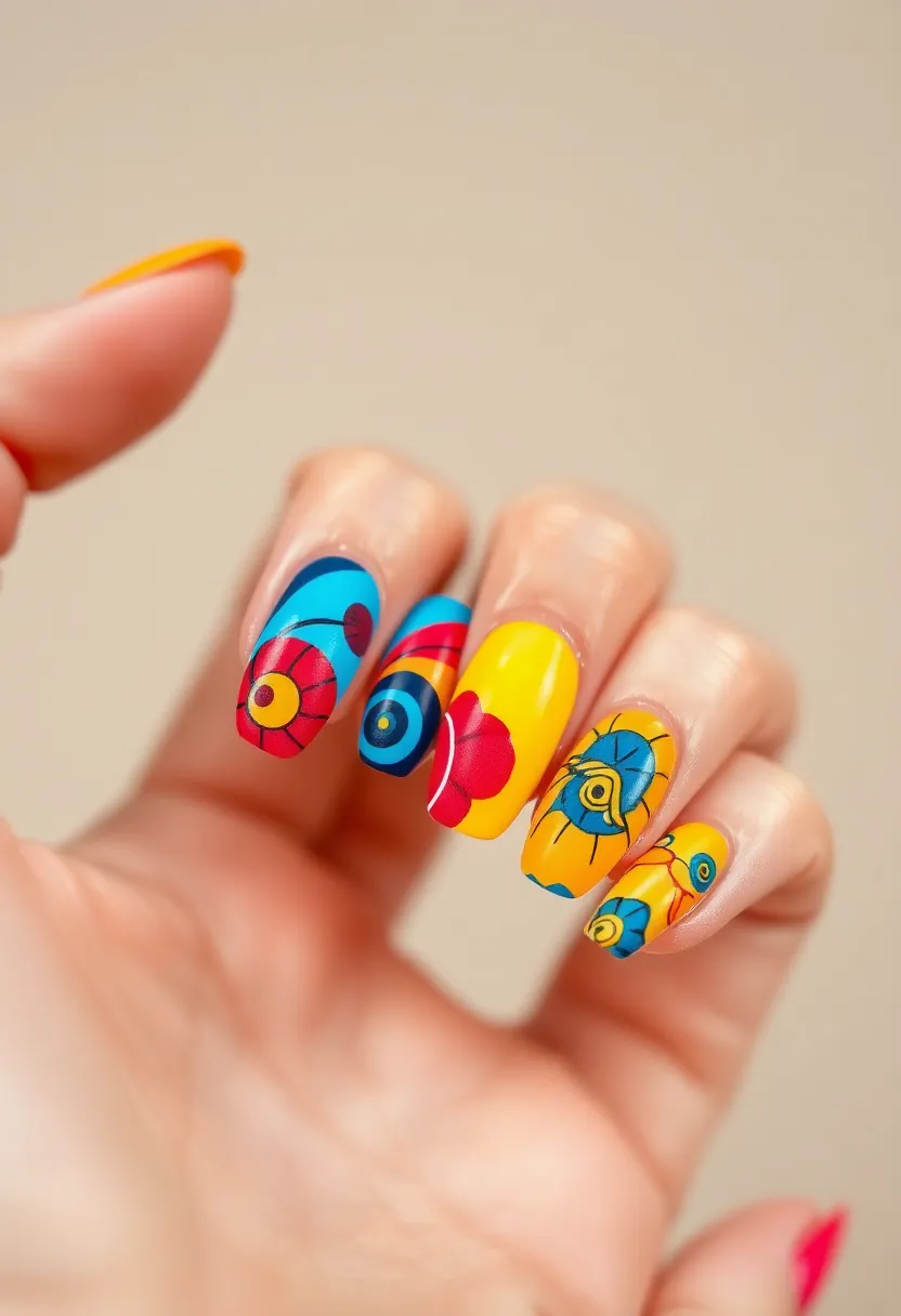 50 Ultimate Nail Ideas for Endless Empowering Inspiration - 32. Artful Abstract