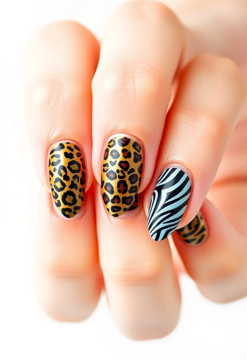 50 Ultimate Nail Ideas for Endless Empowering Inspiration - 36. Bold Animal Prints