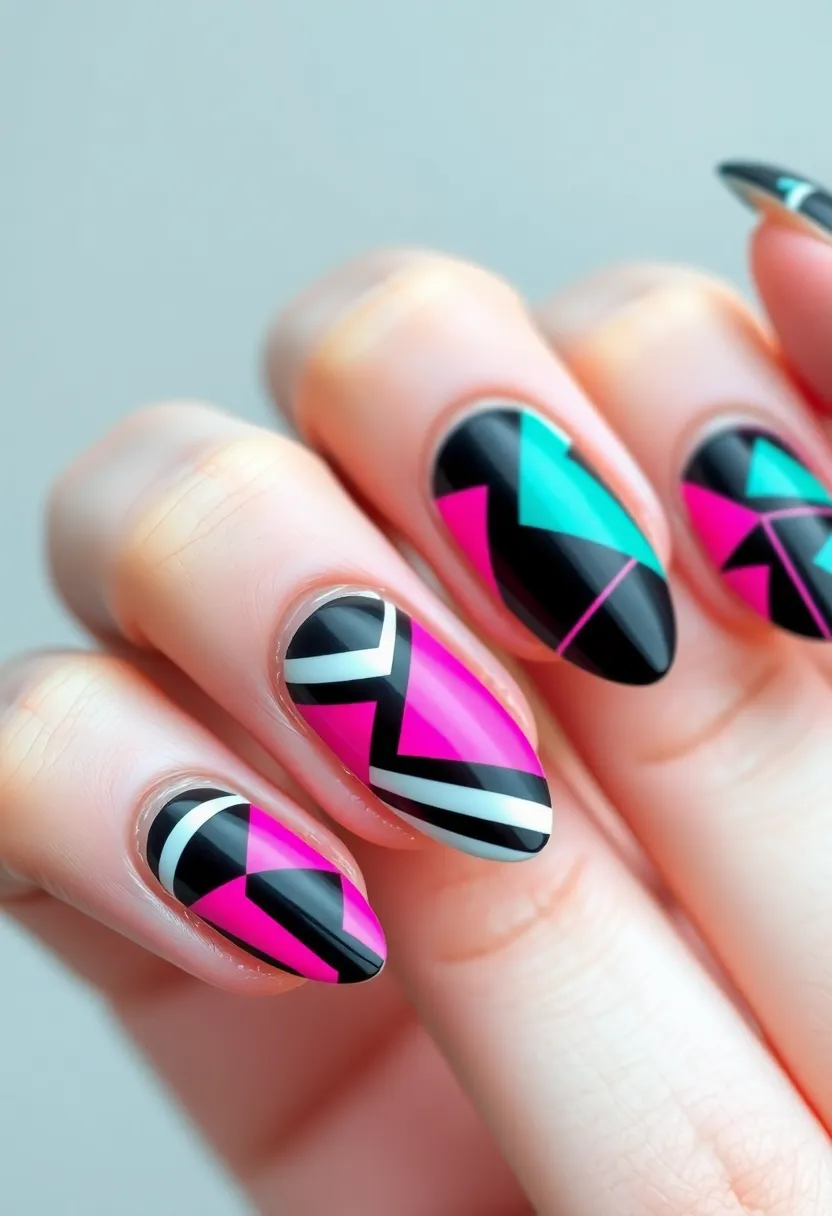 50 Ultimate Nail Ideas for Endless Empowering Inspiration - 46. Abstract Geometry