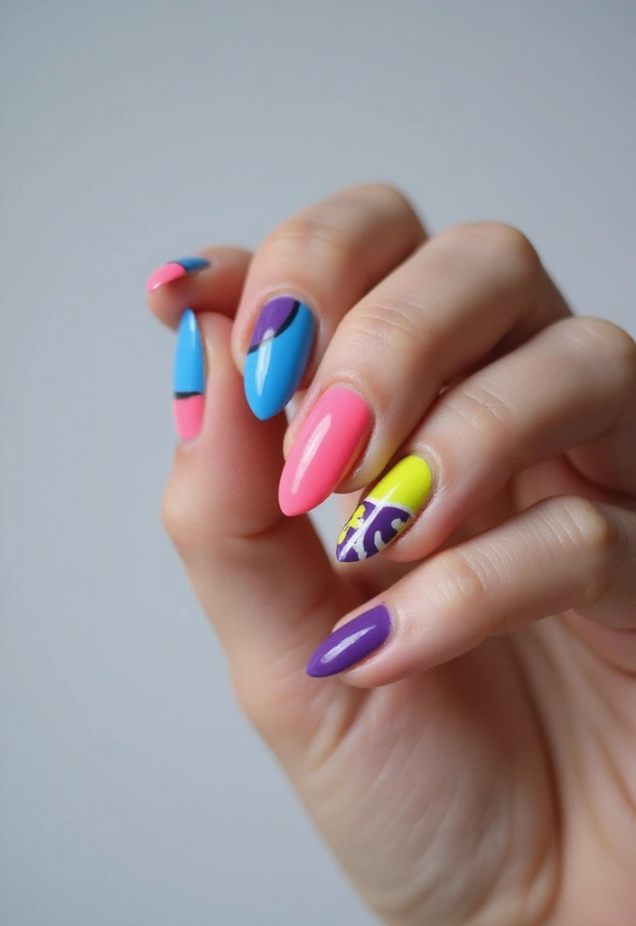50 Ultimate Nail Ideas for Endless Empowering Inspiration - 9. Color Block Bliss