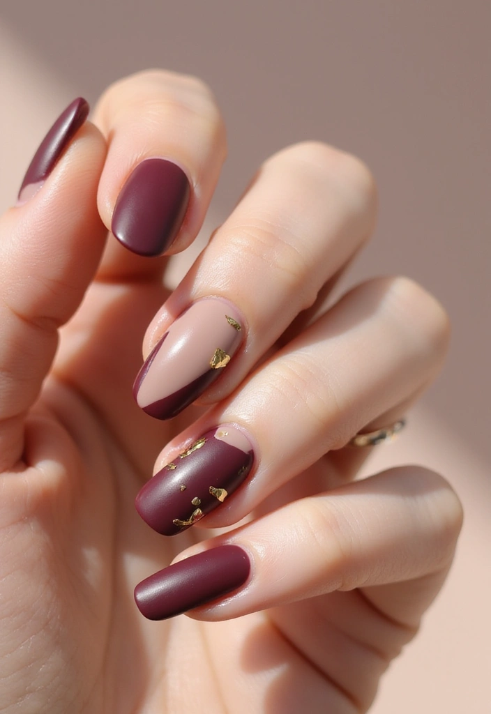 50 Versatile Acrylic Nail Ideas for All Lengths and Lifestyles - 18. Playing with Matte and Glossy Finishes