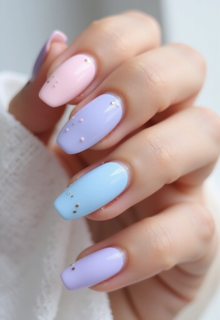 50 Versatile Acrylic Nail Ideas for All Lengths and Lifestyles - 2. Minimalist Dot Designs