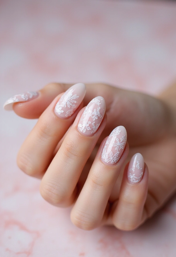 50 Versatile Acrylic Nail Ideas for All Lengths and Lifestyles - 23. Elegant Lace Designs