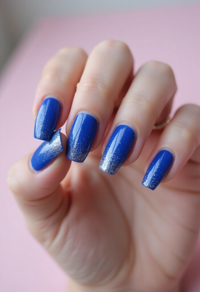 50 Versatile Acrylic Nail Ideas for All Lengths and Lifestyles - 26. Glitter Gradients