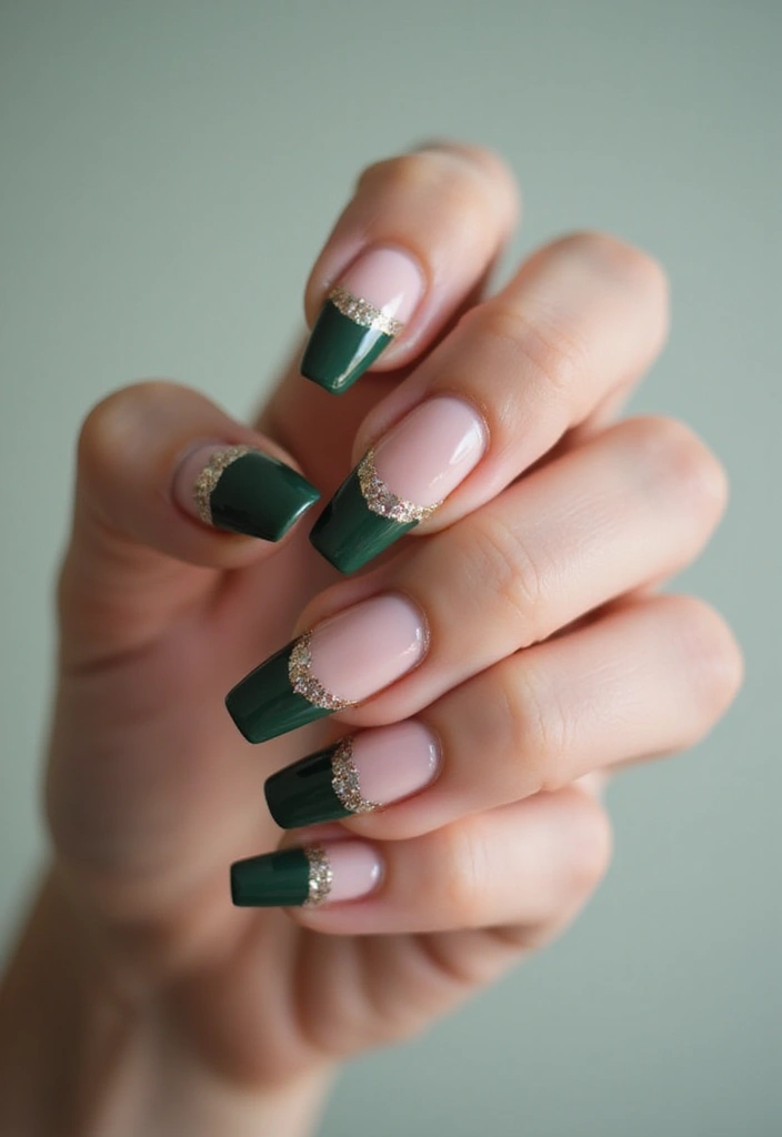 50 Versatile Acrylic Nail Ideas for All Lengths and Lifestyles - 32. Two-Tone Color Combinations