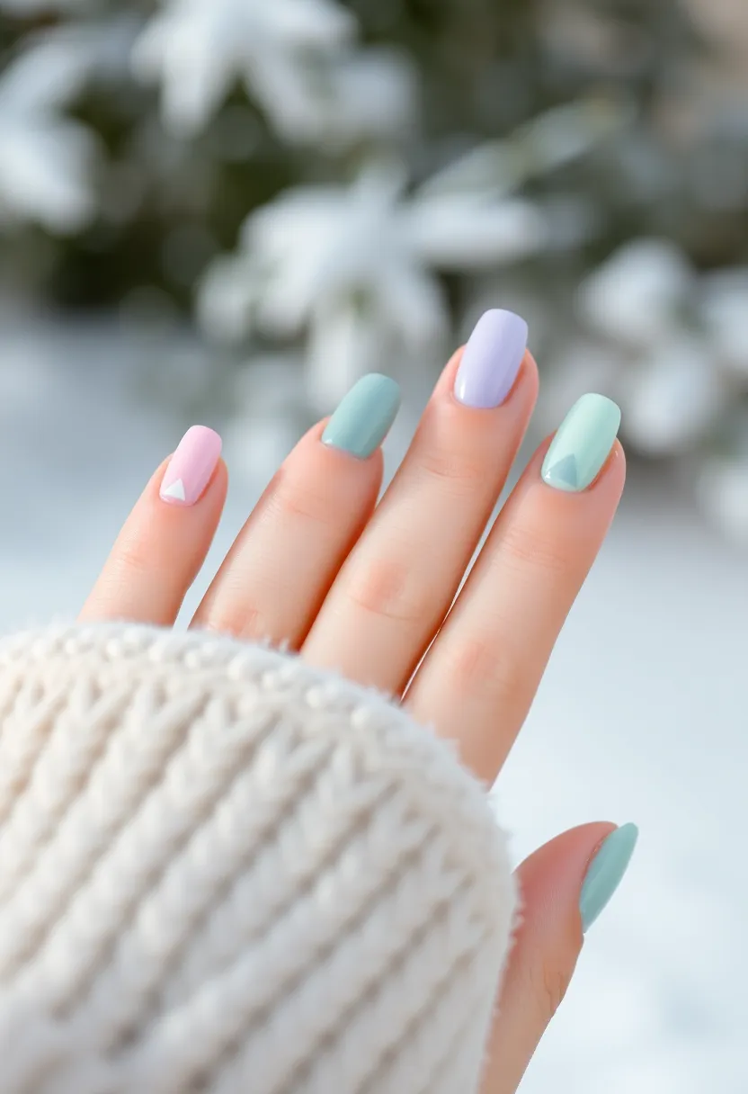 50 Winter Nail Ideas for 2025's Cozy - 10. Minimalist Chic