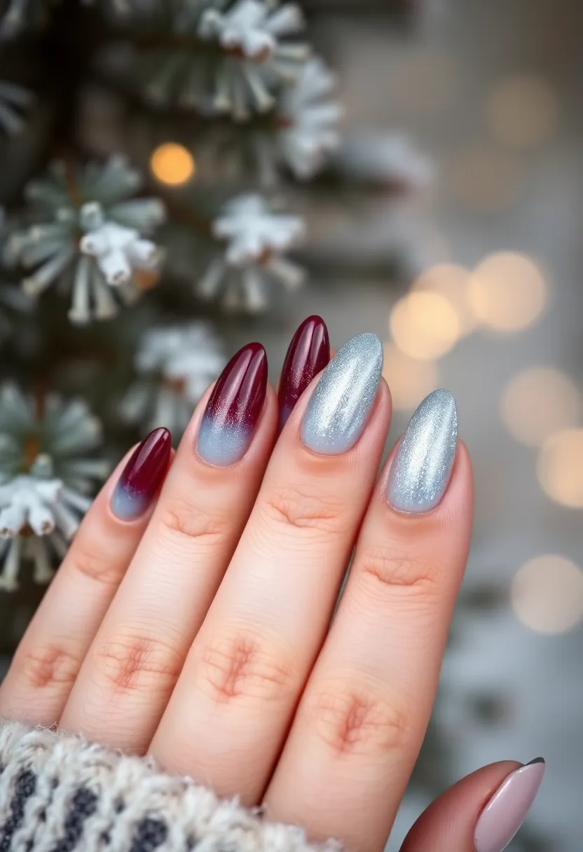 50 Winter Nail Ideas for 2025's Cozy - 12. Ombre Bliss