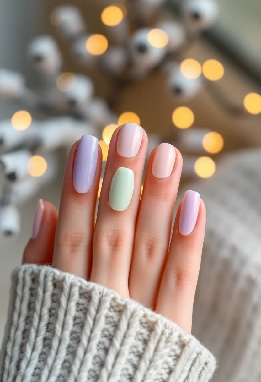 50 Winter Nail Ideas for 2025's Cozy - 32. Soft Glaze